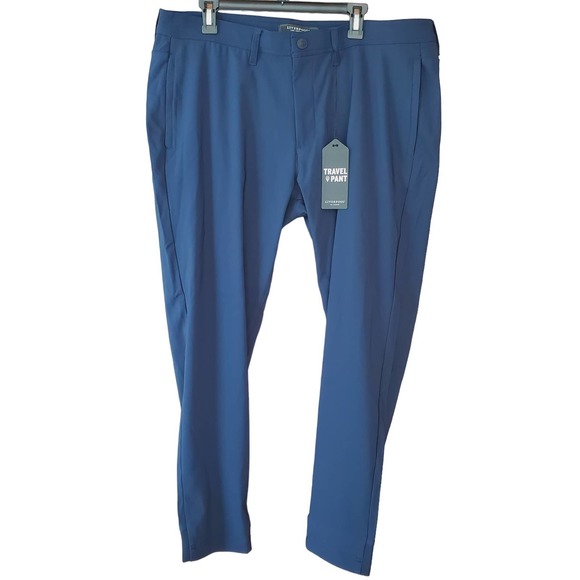 Liverpool Pants Liverpool Nwt Mens Jogger Work Travel Pants Sz 4x30 Navy Blue Comfort